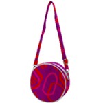 Abstract pattern geometric backgrounds   Crossbody Circle Bag