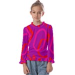 Abstract pattern geometric backgrounds   Kids  Frill Detail Tee