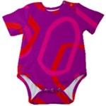 Abstract pattern geometric backgrounds   Baby Short Sleeve Onesie Bodysuit