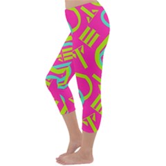 Capri Winter Leggings  Back