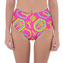 Reversible High-Waist Bikini Bottoms 