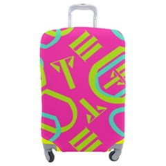 Abstract pattern geometric backgrounds   Luggage Cover (Medium) from ArtsNow.com