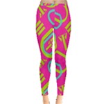Abstract pattern geometric backgrounds   Inside Out Leggings