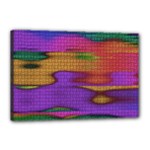 Puzzle Landscape In Beautiful Jigsaw Colors Canvas 18  x 12  (Stretched)