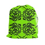 Abstract pattern geometric backgrounds   Drawstring Pouch (2XL)