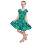 Abstract pattern geometric backgrounds   Kids  Short Sleeve Dress