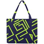 Abstract pattern geometric backgrounds   Mini Tote Bag