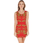 Abstract pattern geometric backgrounds   Bodycon Dress