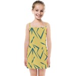 Abstract pattern geometric backgrounds   Kids  Summer Sun Dress