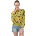 Abstract pattern geometric backgrounds   Banded Bottom Chiffon Top