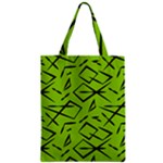 Abstract pattern geometric backgrounds   Zipper Classic Tote Bag