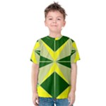 Abstract pattern geometric backgrounds   Kids  Cotton Tee