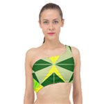 Abstract pattern geometric backgrounds   Spliced Up Bikini Top 