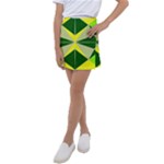 Abstract pattern geometric backgrounds   Kids  Tennis Skirt