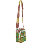 Abstract pattern geometric backgrounds   Shoulder Strap Belt Bag