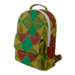 Abstract pattern geometric backgrounds   Flap Pocket Backpack (Large)