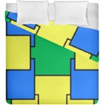 Abstract pattern geometric backgrounds   Duvet Cover Double Side (King Size)