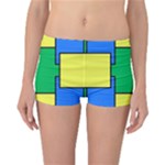 Abstract pattern geometric backgrounds   Reversible Boyleg Bikini Bottoms