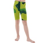 Abstract pattern geometric backgrounds   Kids  Mid Length Swim Shorts