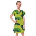 Abstract pattern geometric backgrounds   Kids  Drop Waist Dress