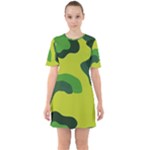 Abstract pattern geometric backgrounds   Sixties Short Sleeve Mini Dress