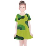 Abstract pattern geometric backgrounds   Kids  Simple Cotton Dress