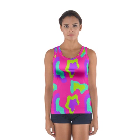 Abstract pattern geometric backgrounds   Sport Tank Top  from ArtsNow.com