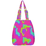 Abstract pattern geometric backgrounds   Center Zip Backpack