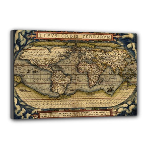 OrteliusWorldMap Canvas 18  x 12  (Stretched) from ArtsNow.com
