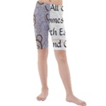 All of Life Come to Me with Ease Joy And Glory 1 Kids  Mid Length Swim Shorts