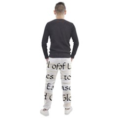 Men s Jogger Sweatpants Back Men s Jogger Sweatpants Back