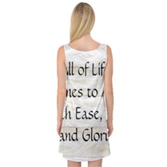 Sleeveless Satin Nightdress Back Sleeveless Satin Nightdress Back