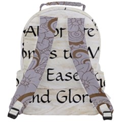 Rounded Multi Pocket Backpack 