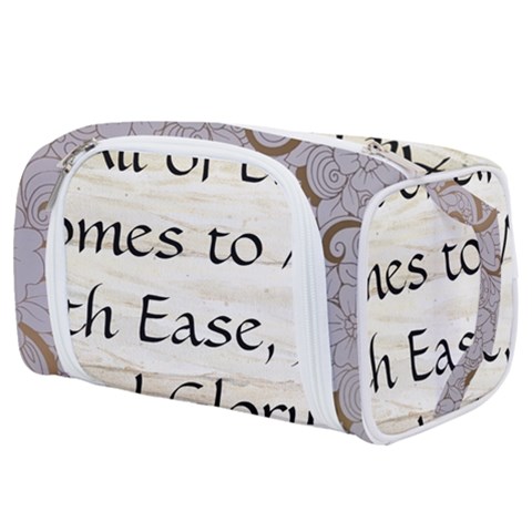 All of Life Come to Me with Ease Joy And Glory 1 Toiletries Pouch from ArtsNow.com