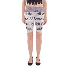 All of Life Come to Me with Ease Joy And Glory 1 Yoga Cropped Leggings from ArtsNow.com