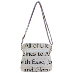 Zipper Messenger Bag 