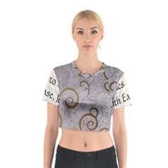 All of Life Come to Me with Ease Joy And Glory 1 Cotton Crop Top from ArtsNow.com