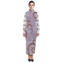 Turtleneck Maxi Dress 