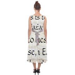 Midi Tie-Back Chiffon Dress 