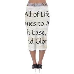 Midi Pencil Skirt 