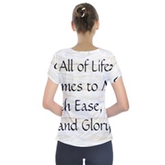 Short Sleeve Front Detail Top 