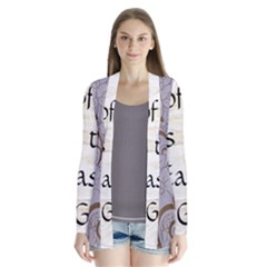 Drape Collar Cardigan 