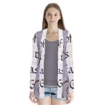 All of Life Come to Me with Ease Joy And Glory 1 Drape Collar Cardigan