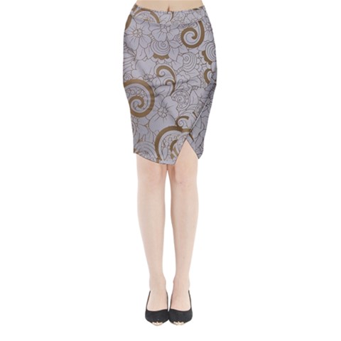 All of Life Come to Me with Ease Joy And Glory 1 Midi Wrap Pencil Skirt from ArtsNow.com