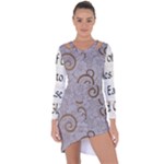 All of Life Come to Me with Ease Joy And Glory 1 Asymmetric Cut-Out Shift Dress