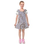All of Life Come to Me with Ease Joy And Glory 1 Kids  Short Sleeve Velvet Dress