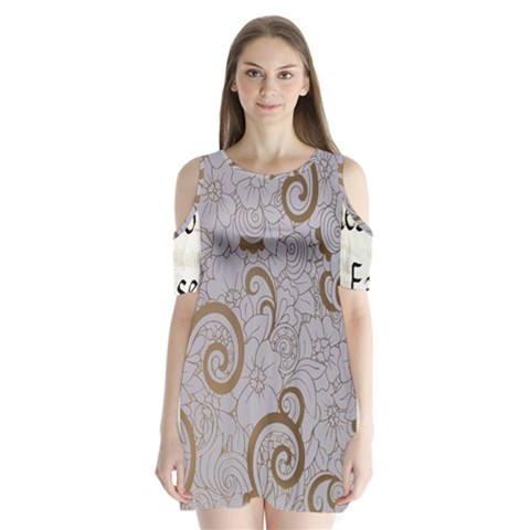 All of Life Come to Me with Ease Joy And Glory 1 Shoulder Cutout Velvet One Piece from ArtsNow.com