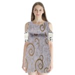 All of Life Come to Me with Ease Joy And Glory 1 Shoulder Cutout Velvet One Piece