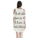 Shoulder Cutout Velvet One Piece 