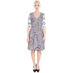 All of Life Come to Me with Ease Joy And Glory 1 Wrap Up Cocktail Dress